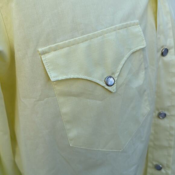 Vtg 70s 'H bar C' HBC San Jose Jubilee Western Pearl Snap Shirt Men's 16 - 34 - Picture 7 of 16
